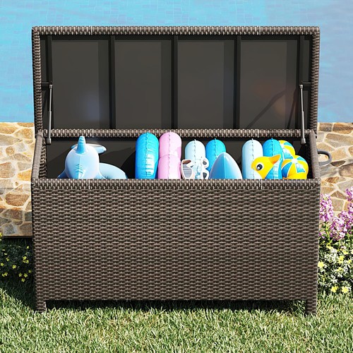 Outdoor rattan storage - rattan, box